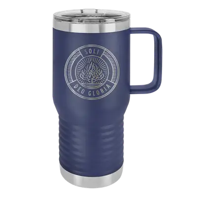 Soli Deo Gloria Badge 20oz Insulated Travel Tumbler