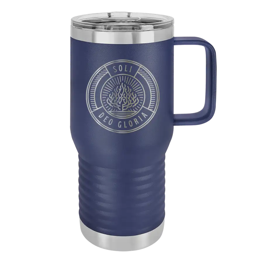 Soli Deo Gloria Badge 20oz Insulated Travel Tumbler