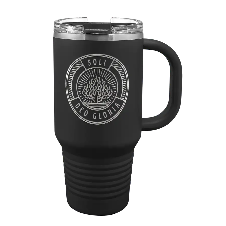 Soli Deo Gloria Badge 32 oz Insulated Travel Tumbler