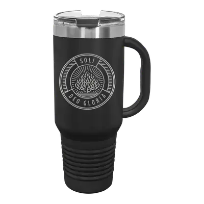 Soli Deo Gloria Badge 40 oz Insulated Travel Tumbler