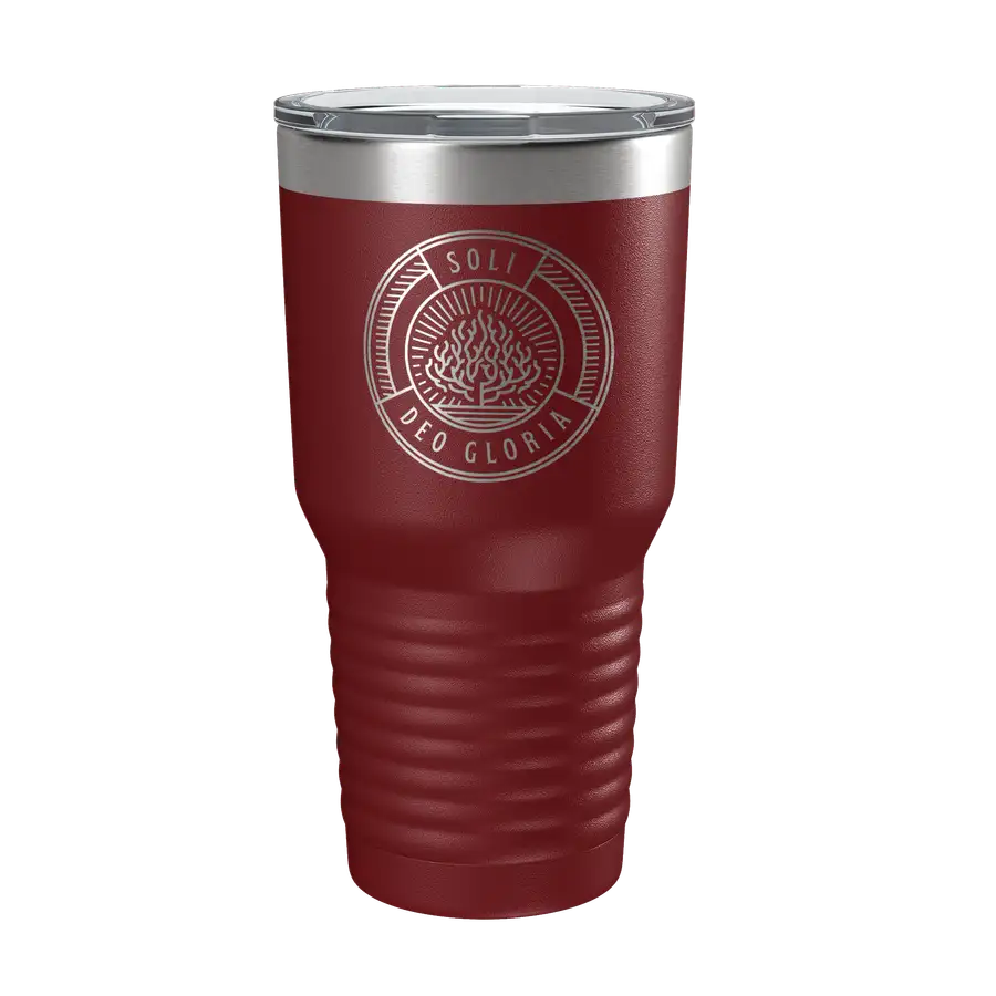 Soli Deo Gloria Badge 30oz Insulated Tumbler