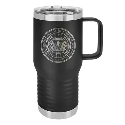 Five Solas Badge 20oz Insulated Travel Tumbler