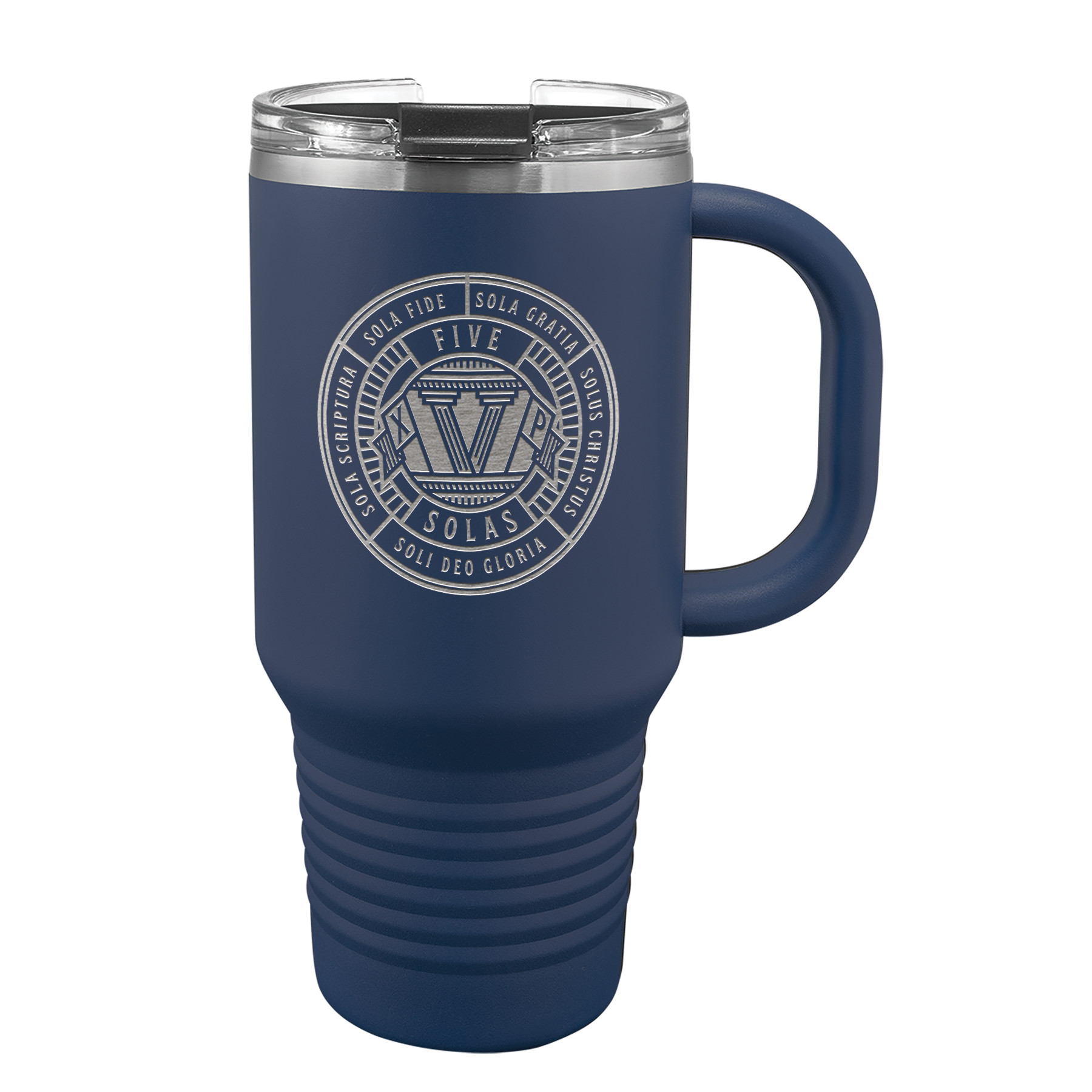The Five Sola Badge 32 oz Insulated Travel Tumbler