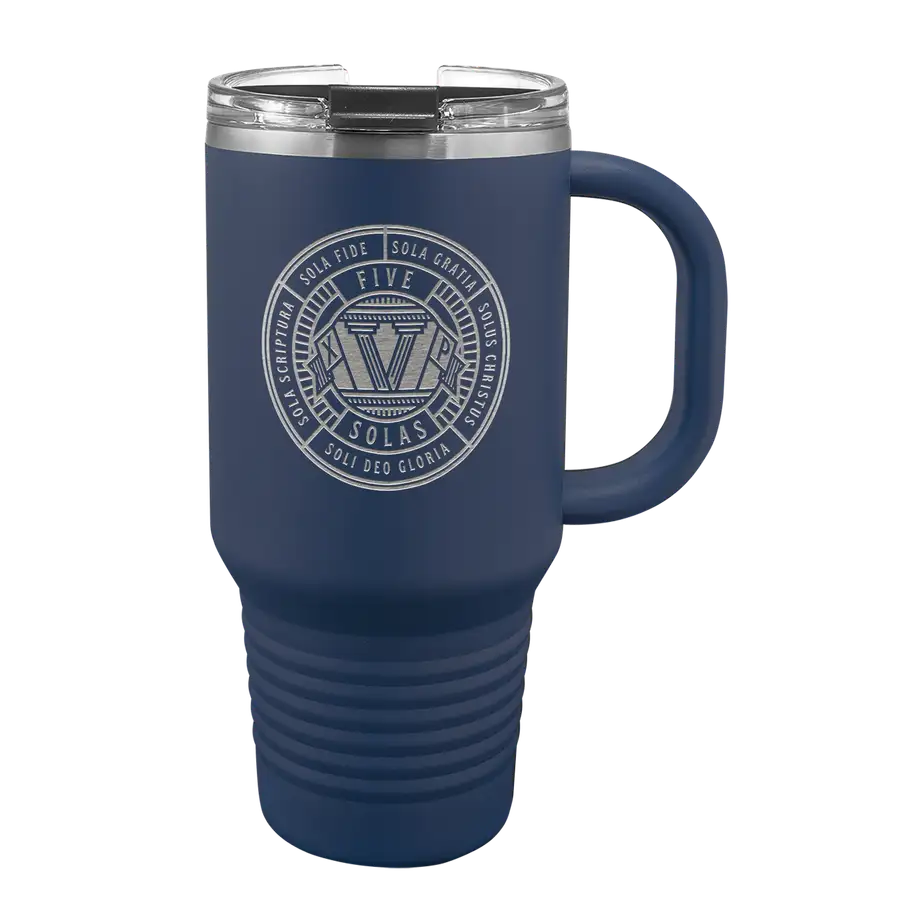 The Five Sola Badge 32 oz Insulated Travel Tumbler