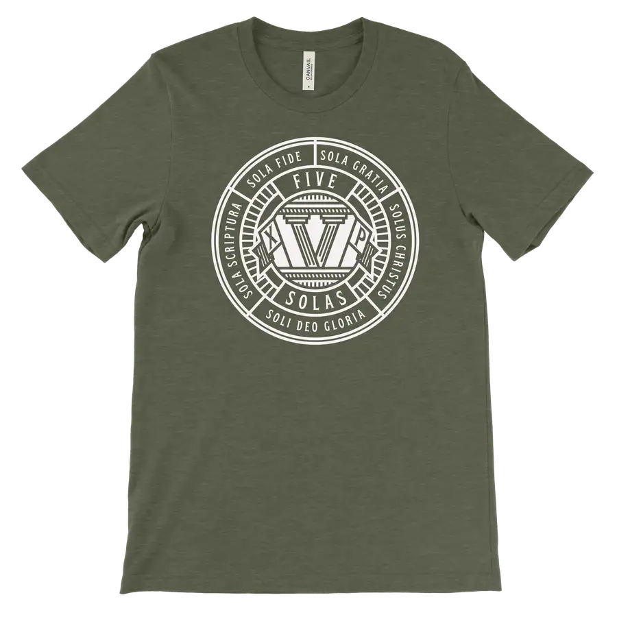 Five Solas Badge Quick Ship Tee