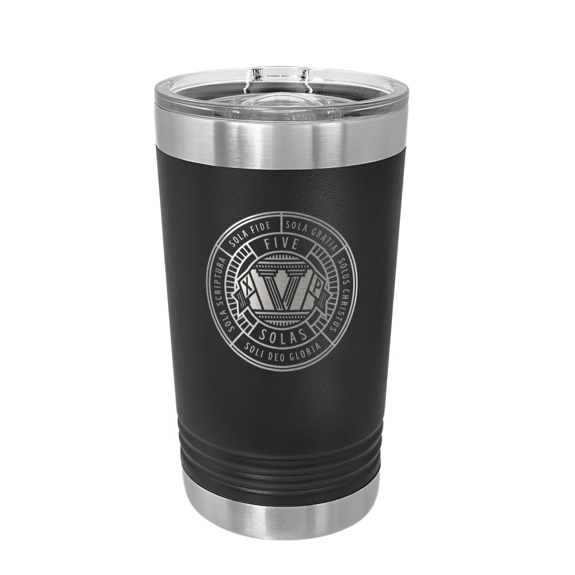 The Five Solas Badge Insulated Pint