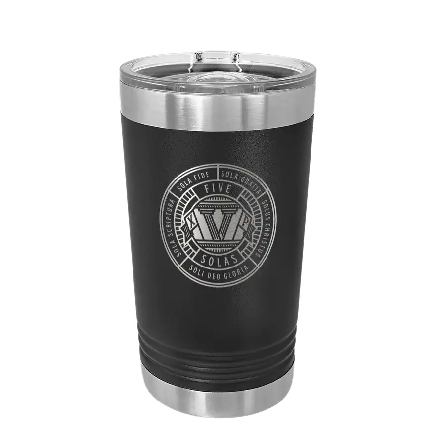 The Five Solas Badge Insulated Pint