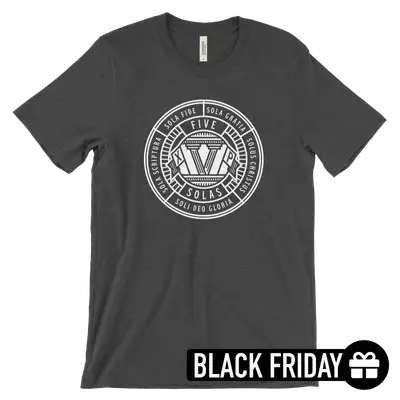 Five Solas Badge Tee (Black Friday)