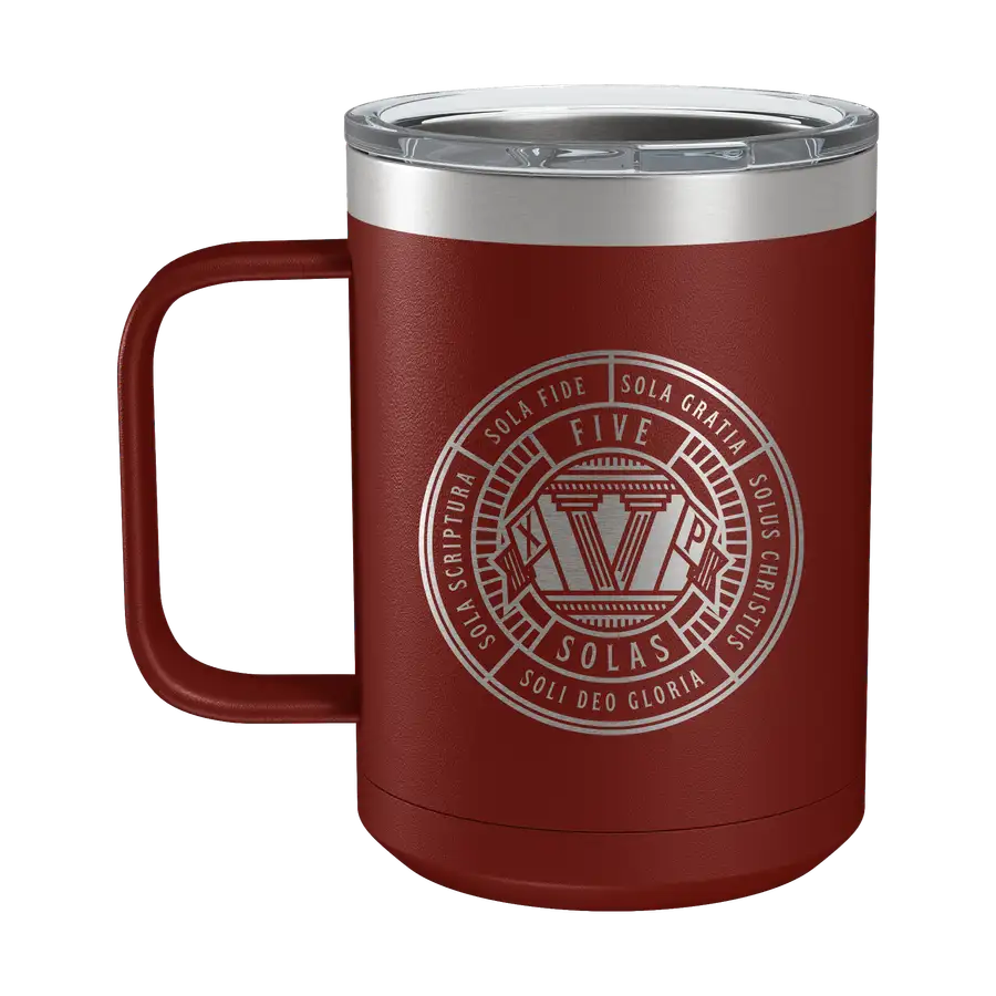 Five Solas Badge 15oz Insulated Camp Mug