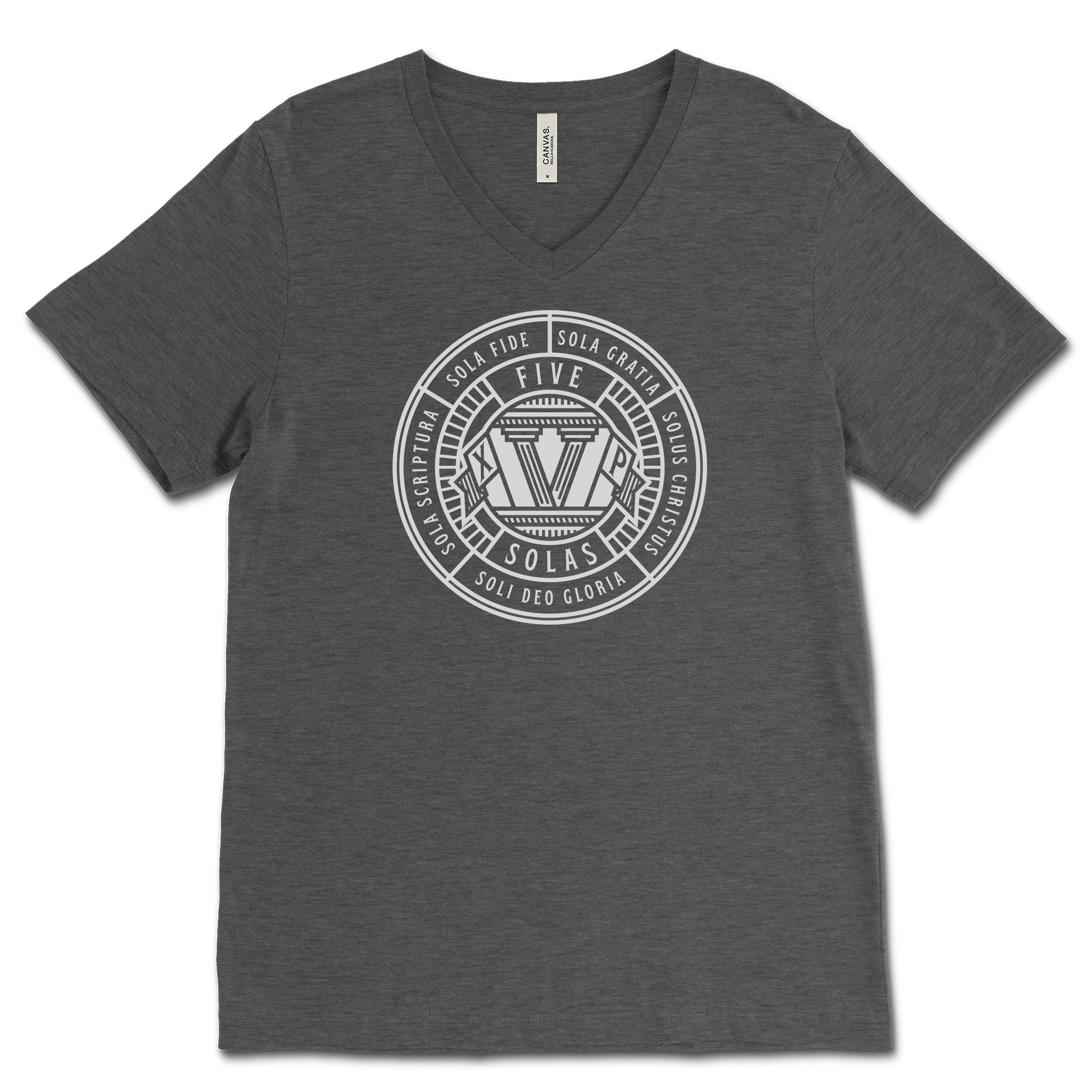 Five Solas Badge V‐Neck Tee