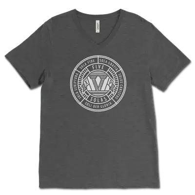 Five Solas Badge V‐Neck Tee