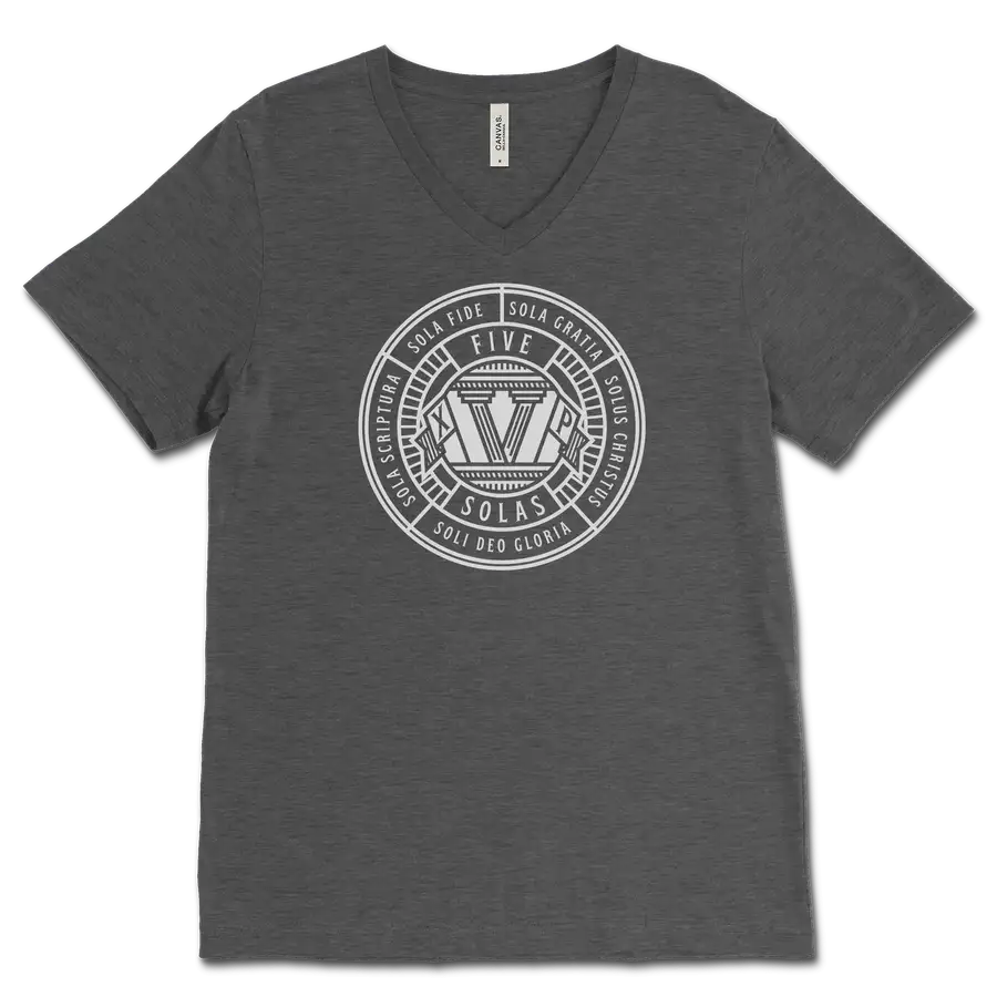 Five Solas Badge V&dash;Neck Tee