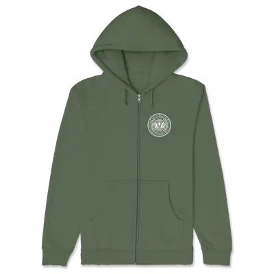 Five Solas Badge Zipper Hoodie