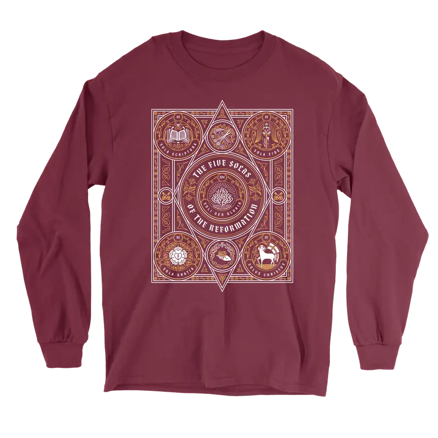 The Five Solas of the Reformation Long Sleeve Tee