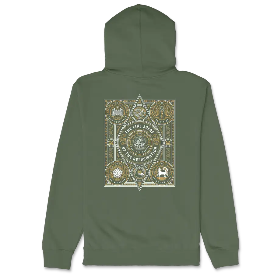 The Five Solas of the Reformation Zipper Hoodie #2
