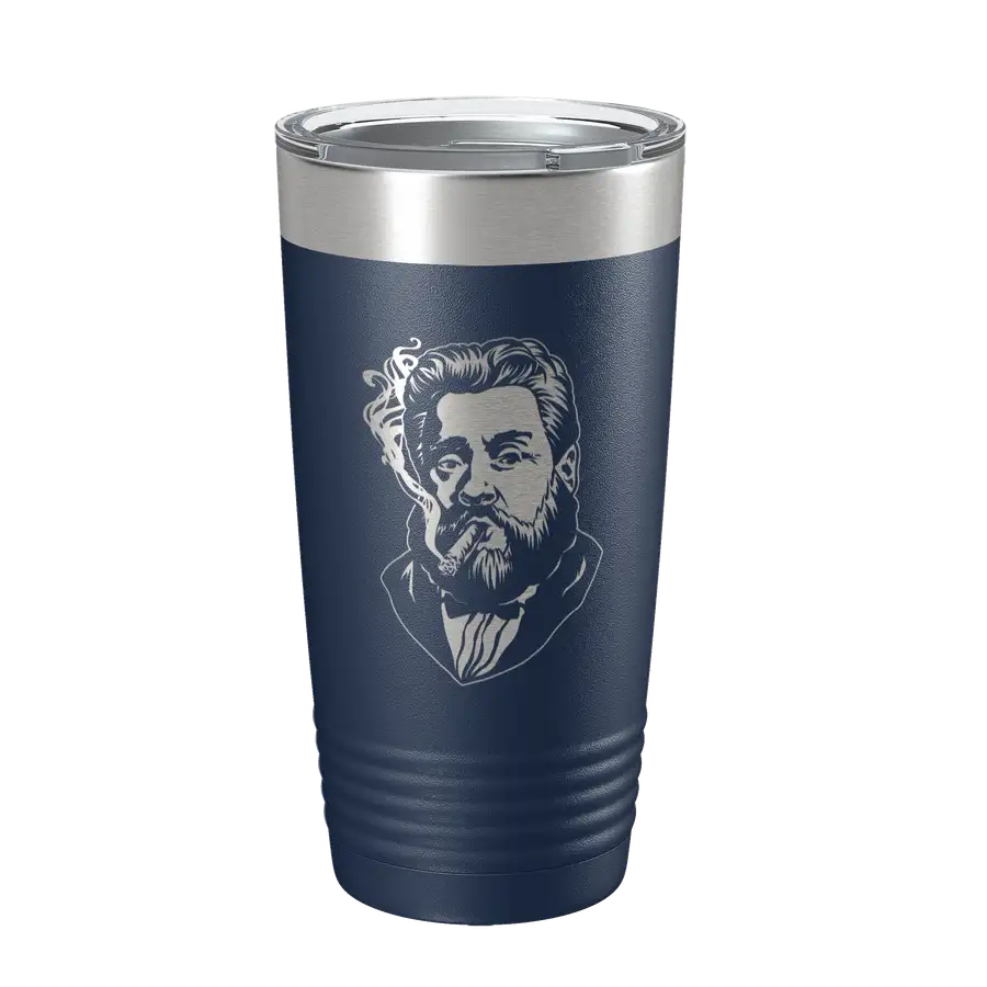 Charles Spurgeon Smoking a Cigar 20oz Insulated Tumbler