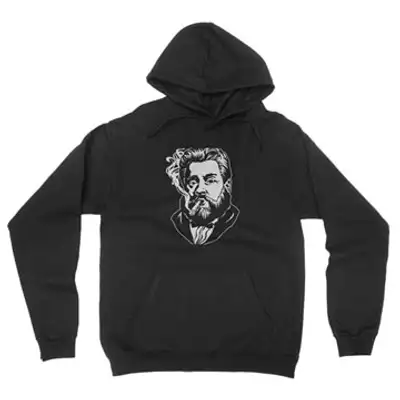 Charles Spurgeon Smoking a Cigar Hoodie