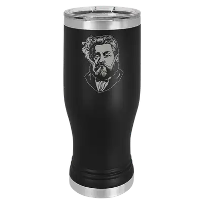 Charles Spurgeon Smoking a Cigar Insulated Pilsner