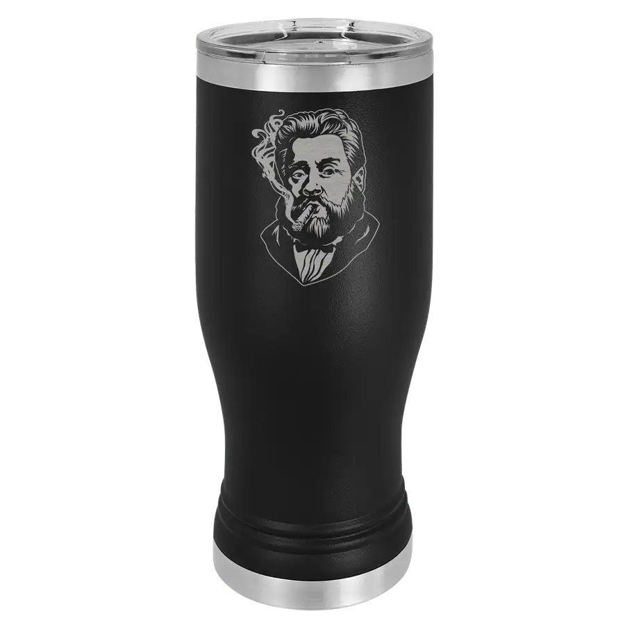 Charles Spurgeon Smoking a Cigar Insulated Pilsner