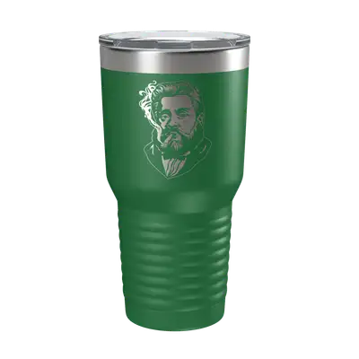 Charles Spurgeon Smoking a Cigar 30oz Insulated Tumbler