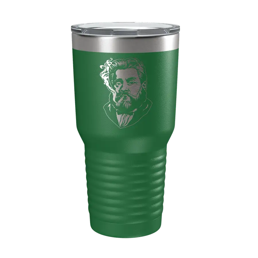 Charles Spurgeon Smoking a Cigar 30oz Insulated Tumbler