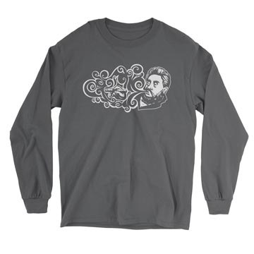 Spurgeon Enjoying a Cigar Long Sleeve Tee