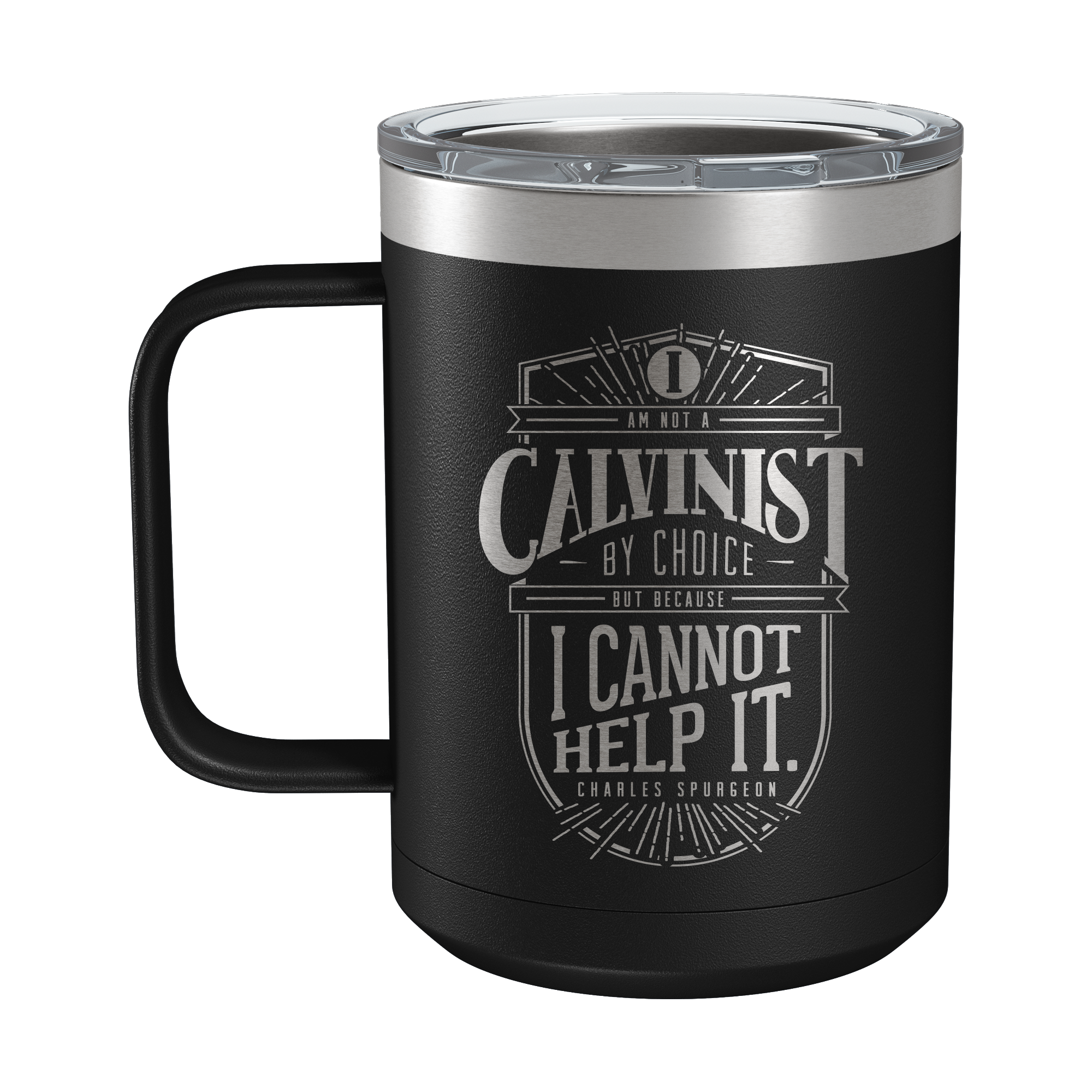 Calvinist 15oz Insulated Camp Mug