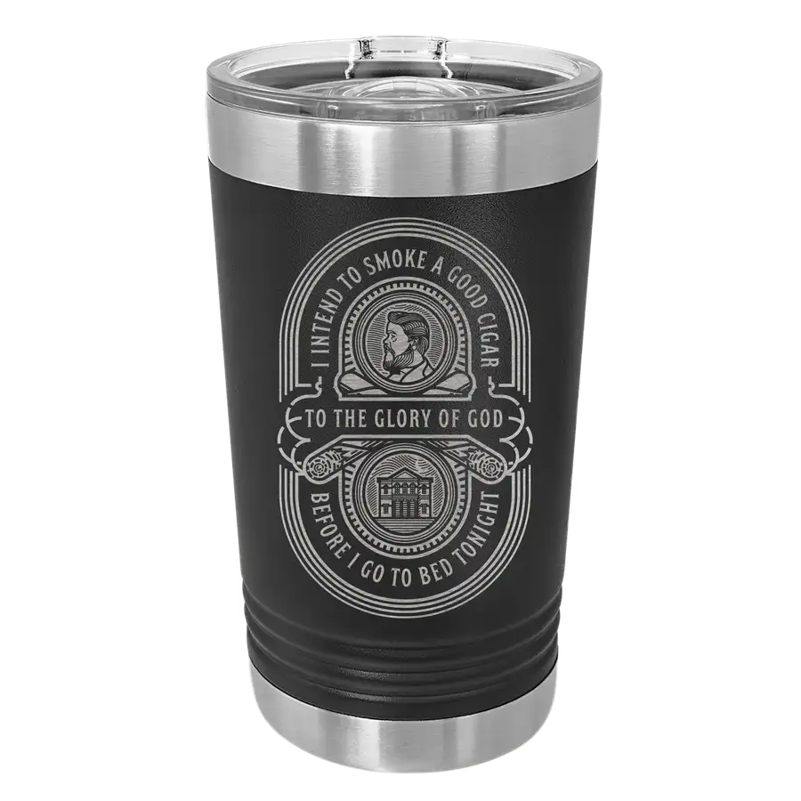Charles Spurgeon Cigar Quote Insulated Pint
