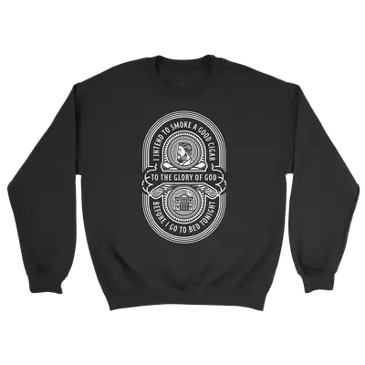 Charles Spurgeon Cigar Quote Crewneck Sweatshirt
