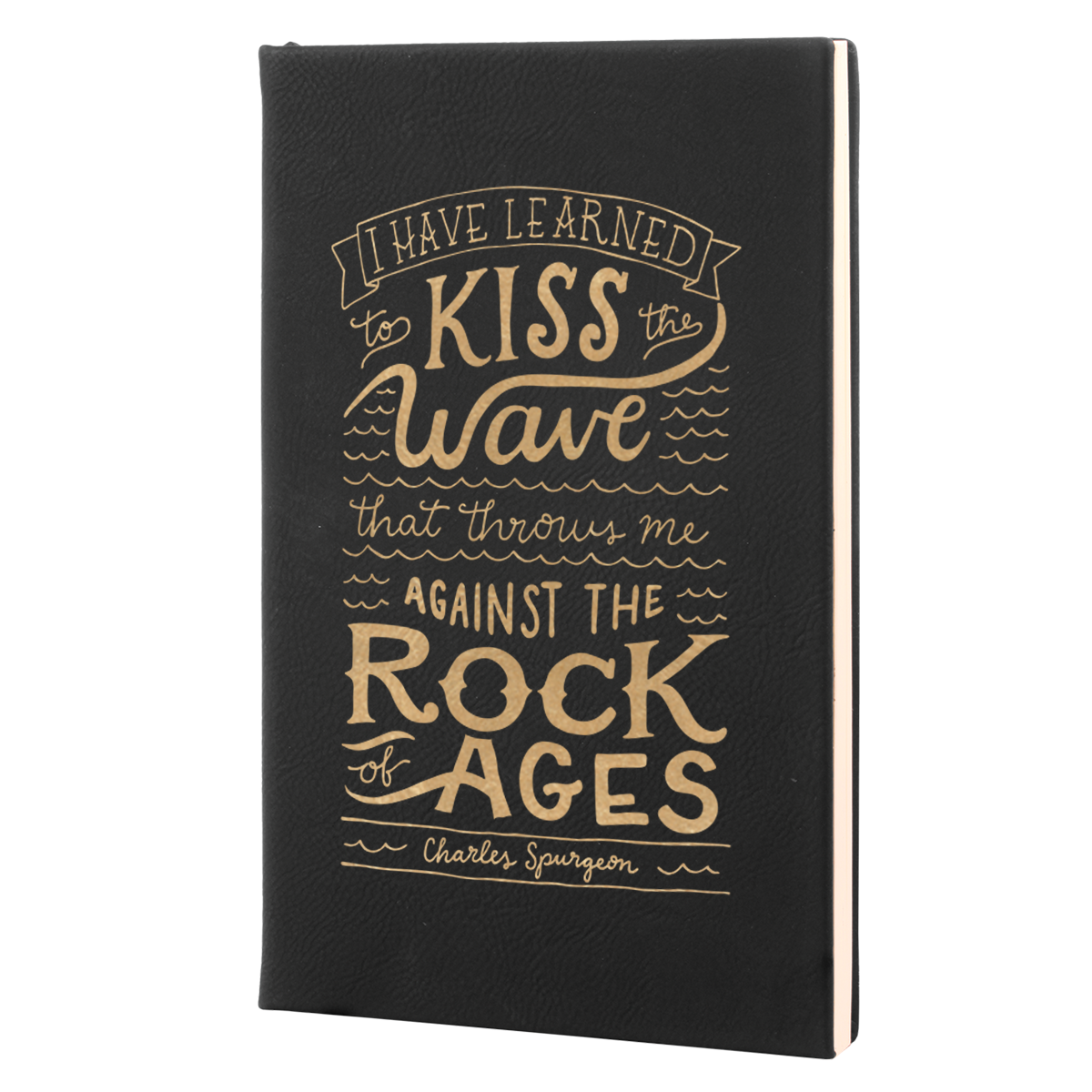 Rock Of Ages Leatherette Hardcover Journal