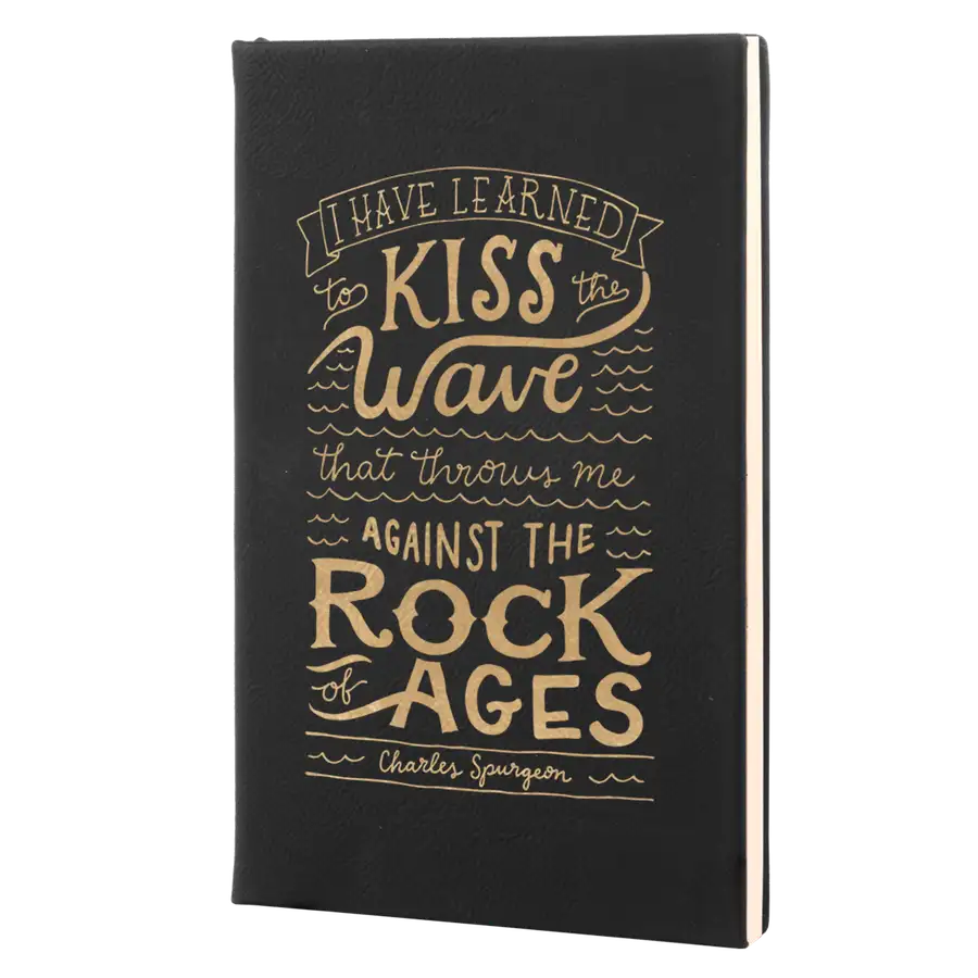 Rock Of Ages Leatherette Hardcover Journal