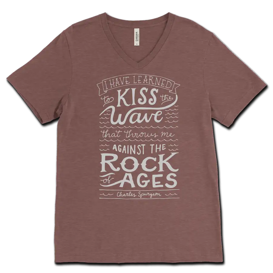 Rock Of Ages V&dash;Neck Tee