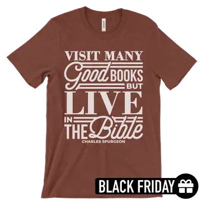 Live In The Bible Tee (Black Friday)