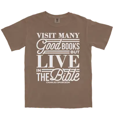 Live In The Bible Comfort Colors Heavyweight Tee