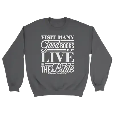 Live In The Bible Crewneck Sweatshirt