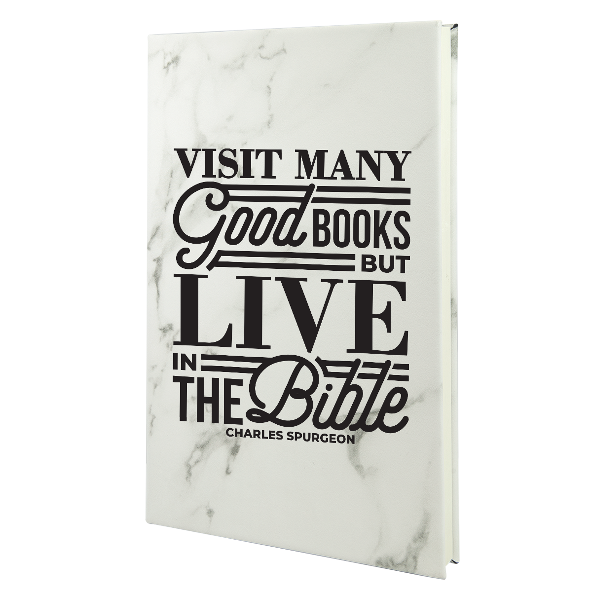 Live In The Bible Leatherette Hardcover Journal