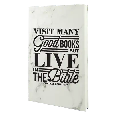 Live In The Bible Leatherette Hardcover Journal