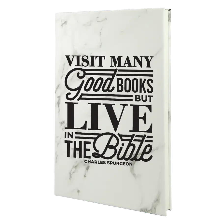 Live In The Bible Leatherette Hardcover Journal