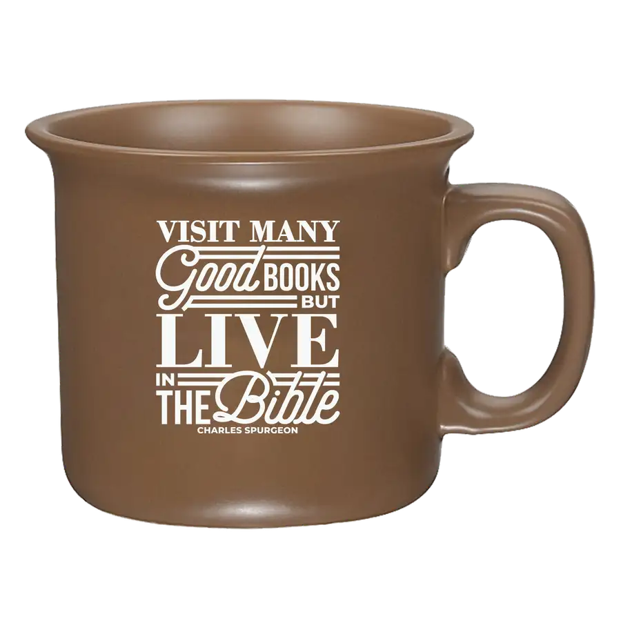 Visit Many Good Books Coffee Mug