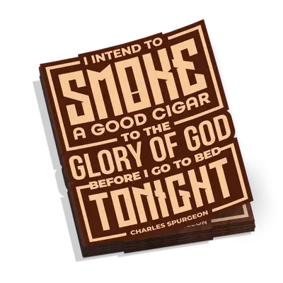 Smoke A Good Cigar Sticker