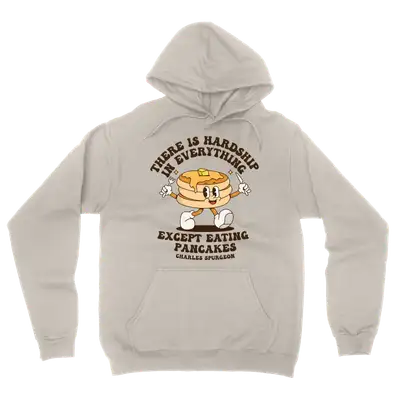 Eating Pancakes Retro Hoodie
