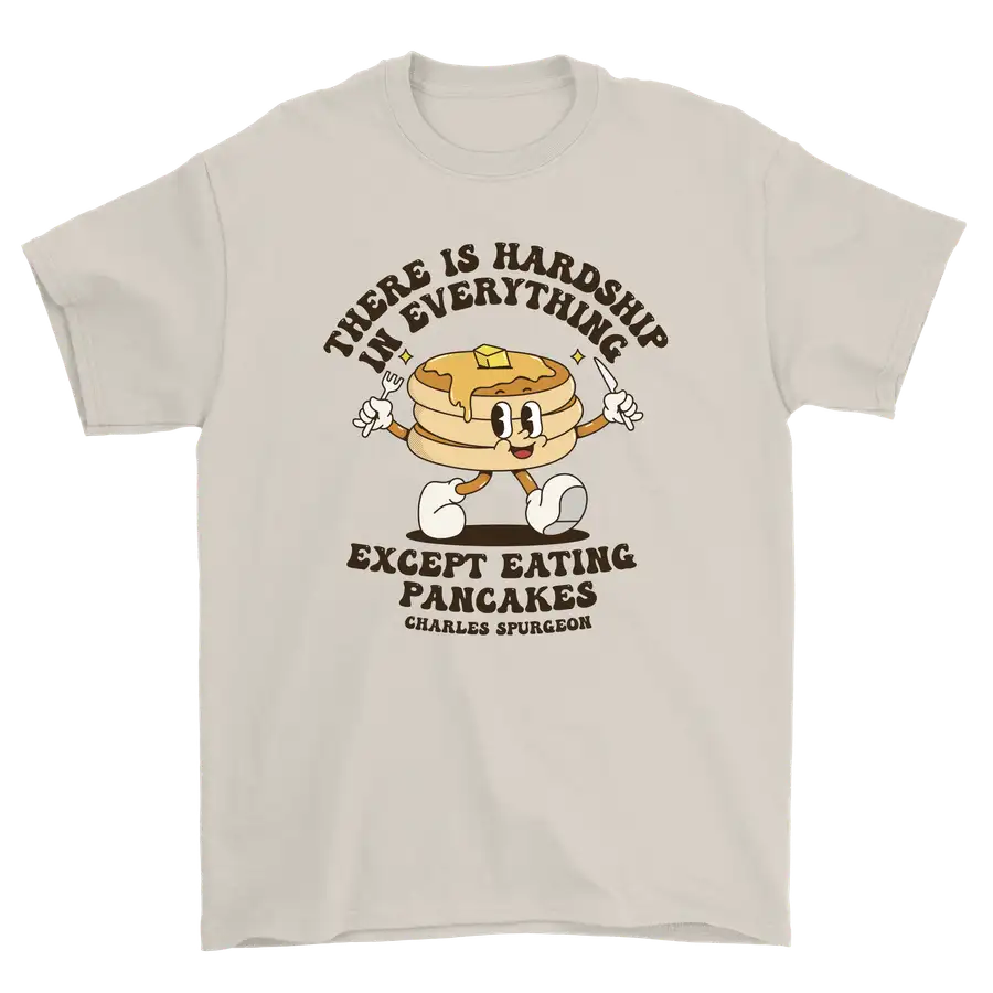 Eating Pancakes Retro Standard Tee