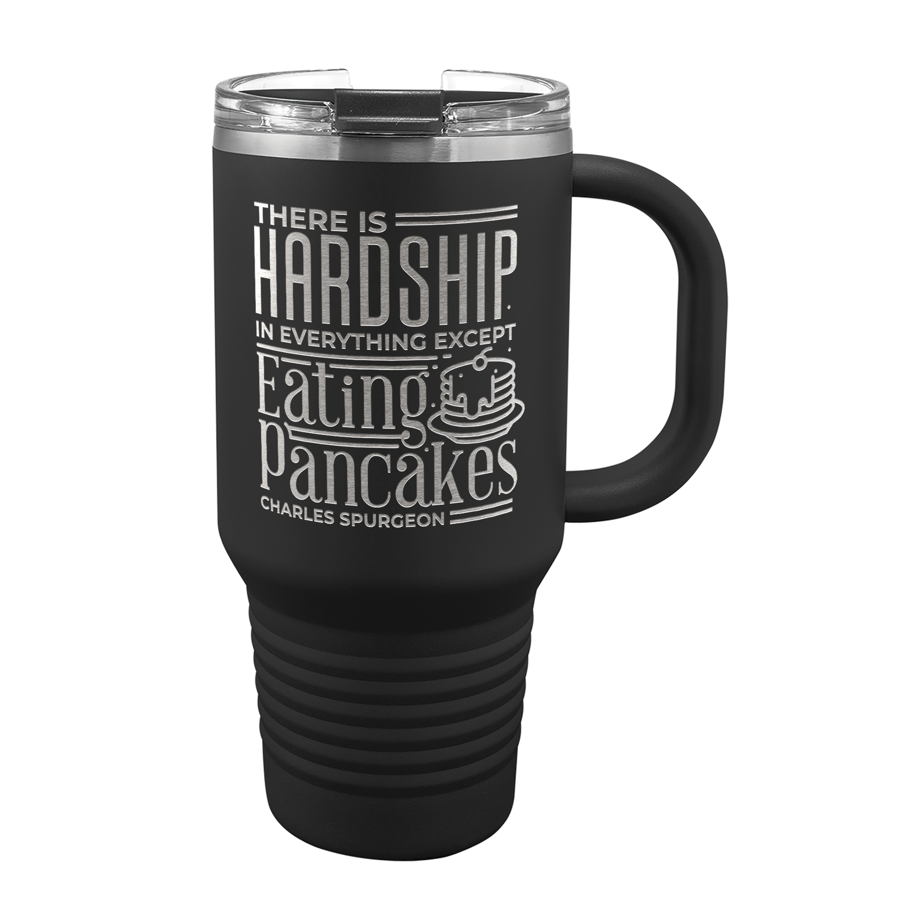Eating Pancakes 32 oz Insulated Travel Tumbler