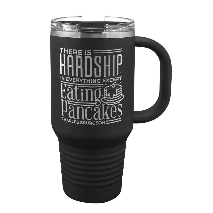 Eating Pancakes 32 oz Insulated Travel Tumbler