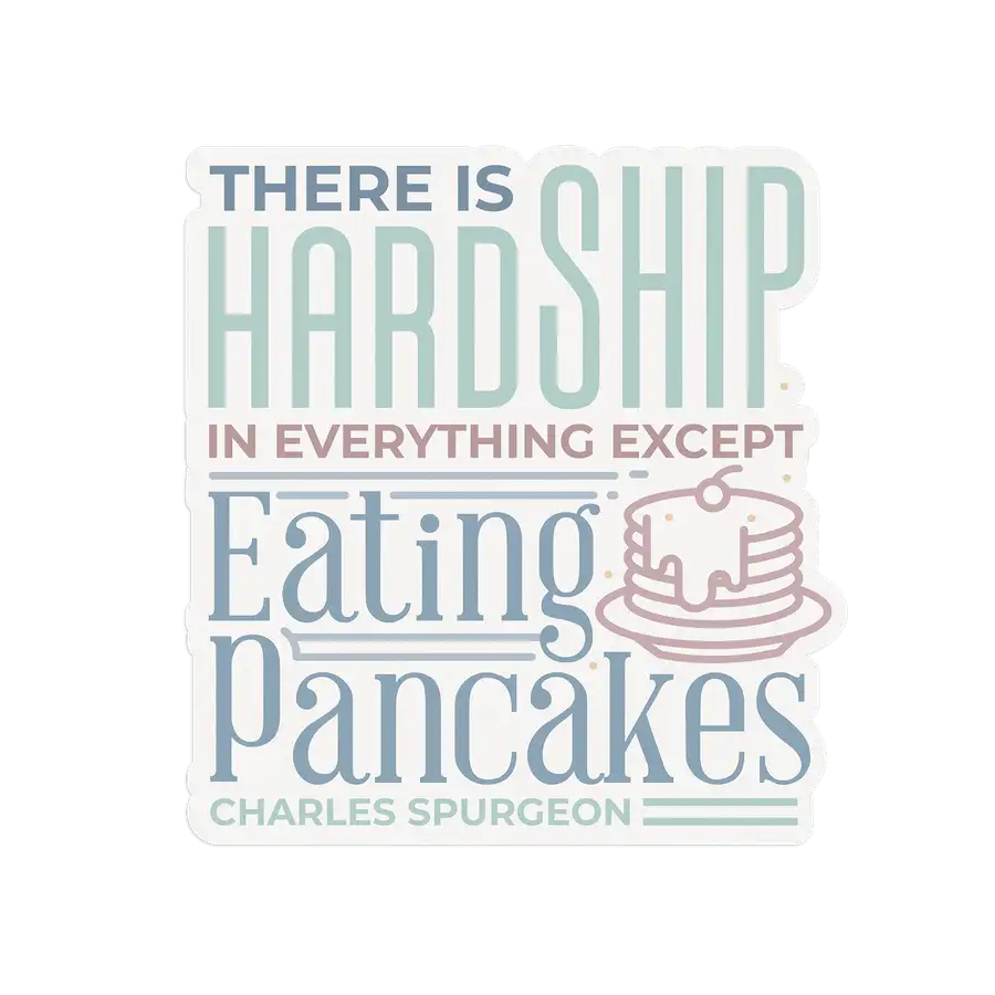 Eating Pancakes Sticker #2