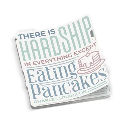 Eating Pancakes Sticker