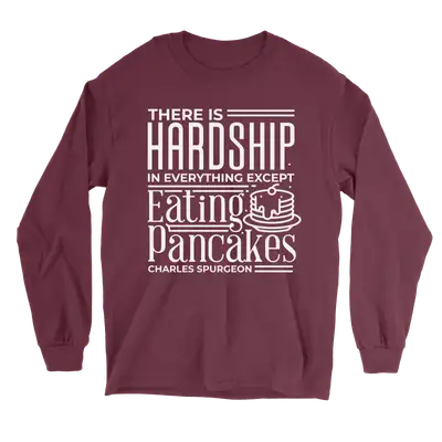 Eating Pancakes Long Sleeve Tee