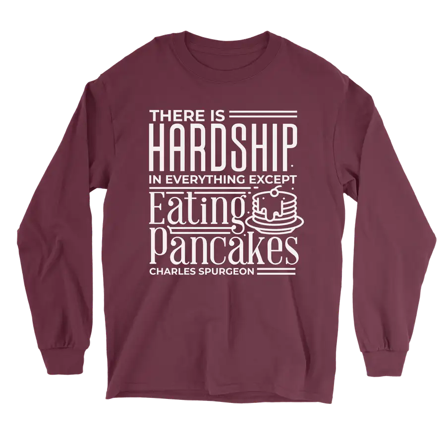 Eating Pancakes Long Sleeve Tee