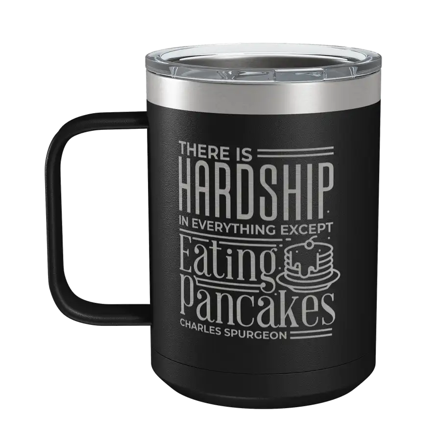 Eating Pancakes 15oz Insulated Camp Mug