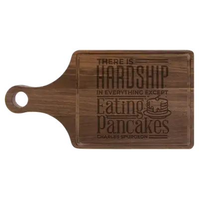 Eating Pancakes Cutting Board Paddle